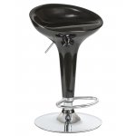 Набор 2 шт Стул барный DOBRIN BOMBA, чёрный