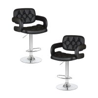 Набор 2 шт Стул барный DOBRIN TIESTO, чёрный