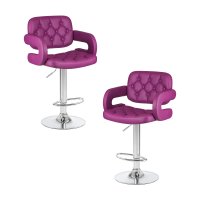Набор 2 шт Стул барный DOBRIN TIESTO, фиолетовый