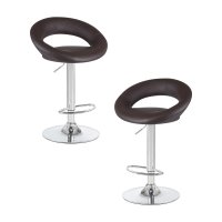Набор 2 шт Стул барный DOBRIN MIRA, коричневый