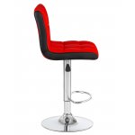 Стул барный DOBRIN CANDY, красно-чёрный