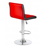 Стул барный DOBRIN CANDY, красно-чёрный