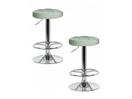 Набор 2 шт Табурет барный DOBRIN BRUNO, пудрово-мятный велюр (MJ9-87)