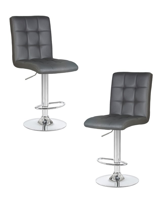 Набор 2 шт Стул барный DOBRIN KRUGER, серый