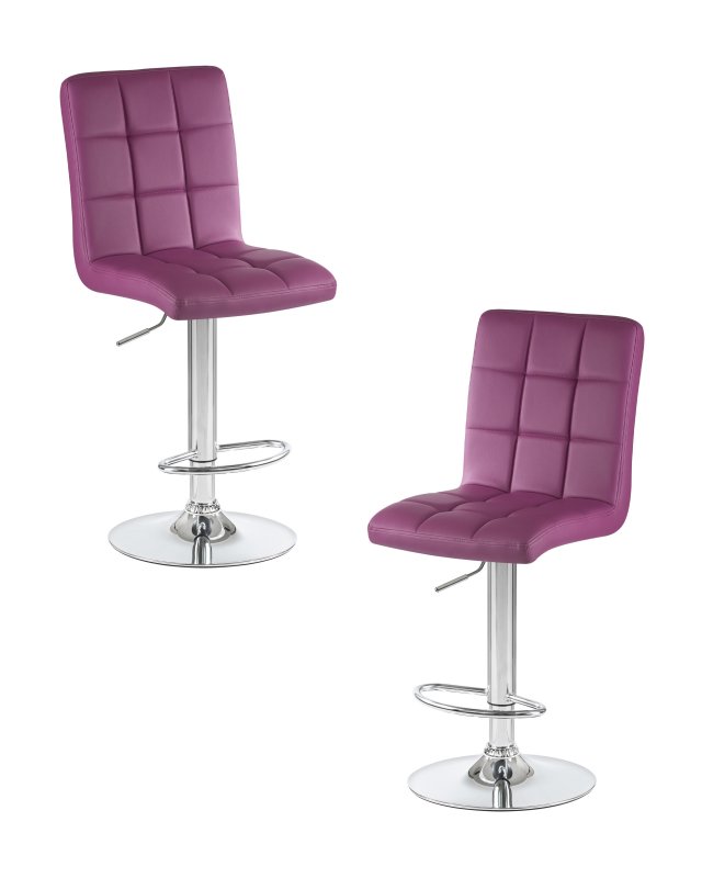 Набор 2 шт Стул барный DOBRIN KRUGER, фиолетовый