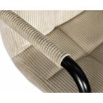 Набор 2 шт Стул барный DOBRIN KRUGER ARM BLACK, бежевый вельвет (LAR-E2041-04)