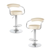 Набор 2 шт Стул барный DOBRIN MARTA, кремовый