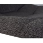 Стул барный DOBRIN TAILOR BLACK, серая ткань (188-55) Стул барный DOBRIN TAILOR BLACK, серая ткань (188-55)