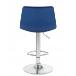 Набор 2 шт Стул барный DOBRIN TAILOR, синий велюр (MJ9-117)