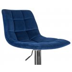 Набор 2 шт Стул барный DOBRIN TAILOR, синий велюр (MJ9-117)