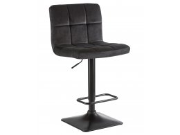 Стул барный DOBRIN DOMINIC, черный велюр (MJ9-101)