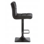 Стул барный DOBRIN DOMINIC, черный велюр (MJ9-101)