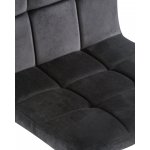 Стул барный DOBRIN DOMINIC, черный велюр (MJ9-101)