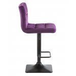 Набор 2 шт Стул барный DOBRIN DOMINIC, фиолет велюр (MJ9-58)