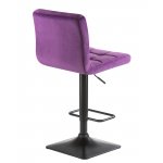 Набор 2 шт Стул барный DOBRIN DOMINIC, фиолет велюр (MJ9-58)