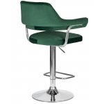 Набор 2 шт Стул барный DOBRIN CHARLY, зеленый велюр (MJ9-88)