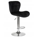 Стул барный DOBRIN BARNY, черный велюр (MJ9-101)