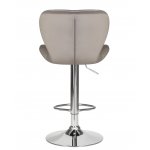 Стул барный DOBRIN BARNY, серый велюр (MJ9-75) Стул барный DOBRIN BARNY, серый велюр (MJ9-75)