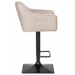 Стул барный DOBRIN RALF, бежевый твид (LEO26)