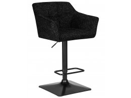 Стул барный DOBRIN RALF, черный твид (LEO18)