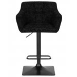 Стул барный DOBRIN RALF, черный твид (LEO18)