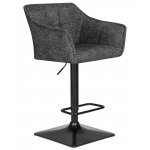 Стул барный DOBRIN RALF, серый твид (LEO11)