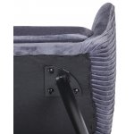 Стул обеденный DOBRIN MARY, серый велюр (1922-19)