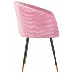 Стул обеденный DOBRIN MARY, розовый велюр (1922-16)