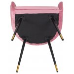 Стул обеденный DOBRIN MARY, розовый велюр (1922-16)