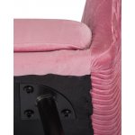 Стул обеденный DOBRIN MARY, розовый велюр (1922-16)