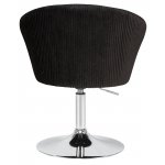 Кресло дизайнерское DOBRIN EDISON, черный велюр (1922-21)