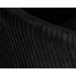 Кресло дизайнерское DOBRIN EDISON, черный велюр (1922-21)