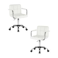 Набор 2 шт Офисное кресло для персонала DOBRIN TERRY, белый