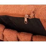 Стул барный DOBRIN LEON, оранжевая ткань (LAR 275-27)