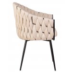 Стул обеденный DOBRIN MATILDA, бежевая ткань (LAR 275-1)