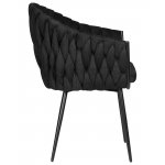 Стул обеденный DOBRIN MATILDA, черная ткань (LAR 275-50)