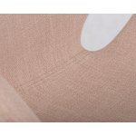 Кресло дизайнерское DOBRIN SWAN, бежевая ткань IF1, алюминиевое основание