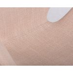 Кресло дизайнерское DOBRIN SWAN, бежевая ткань IF1, алюминиевое основание