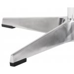 Кресло дизайнерское DOBRIN SWAN, бежевая ткань IF1, алюминиевое основание