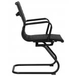 Офисное кресло для посетителей DOBRIN CODY BLACK, чёрный