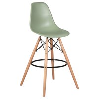 Стул барный DOBRIN DSW BAR, ножки светлый бук, цвет мятный (NX-G-09)