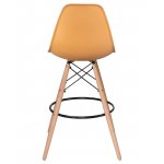 Стул барный DOBRIN DSW BAR, ножки светлый бук, цвет персиковый (NX-Y-06)