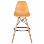 Стул барный DOBRIN DSW BAR, ножки светлый бук, цвет персиковый (NX-Y-06)