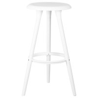 Табурет барный DOBRIN ROYCE WHITE, белый (W-02)