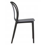 Стул обеденный DOBRIN ADAM, черный/серо-голубой