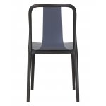 Стул обеденный DOBRIN ADAM, черный/серо-голубой