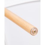 Набор 4 шт Стул обеденный DOBRIN THEO, ножки светлый бук, цвет белый (W-02)