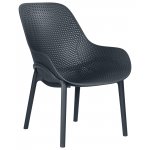 Набор 4 шт Кресло DOBRIN LONZO, антрацит (GR-12) с УФ-защитой