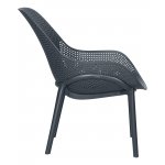 Набор 4 шт Кресло DOBRIN LONZO, антрацит (GR-12) с УФ-защитой