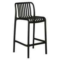 Стул полубарный DOBRIN CHLOE, черный (B-03)